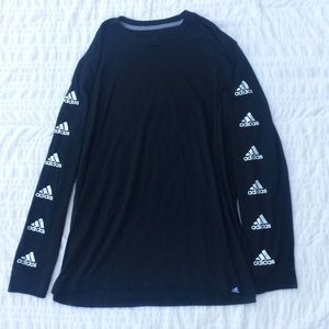 Adidas Logo Stripe Tee Mens XL